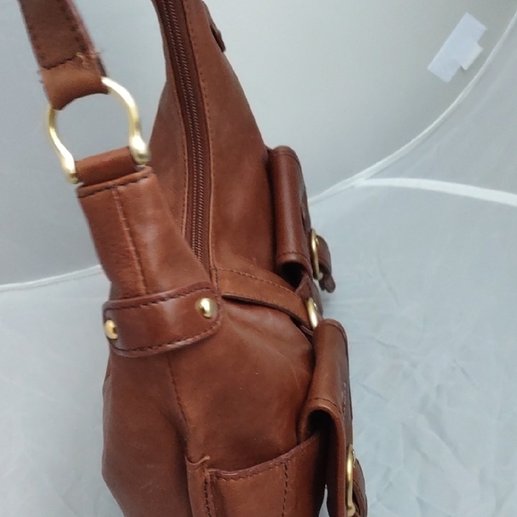 Talbots Brown Leather Hobo Bag - Picture 6 of 15
